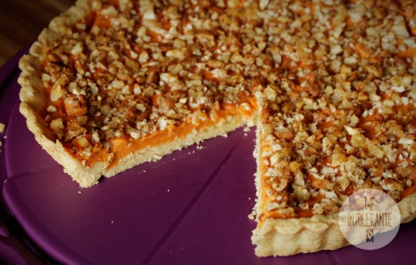 Süßkartoffel Tarte - laktosefrei, milchfrei, weizenfrei, vegan