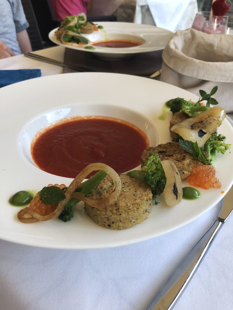 La Vimea Abendessen Suppe: veganes Hotel in Naturns, Südtirol